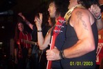 Thanking the crowd after a GREAT show!